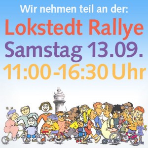 Wir nehmen teil an der Lokstedt Rallye | Samstag 13.09. | 11:00-16:30 Uhr